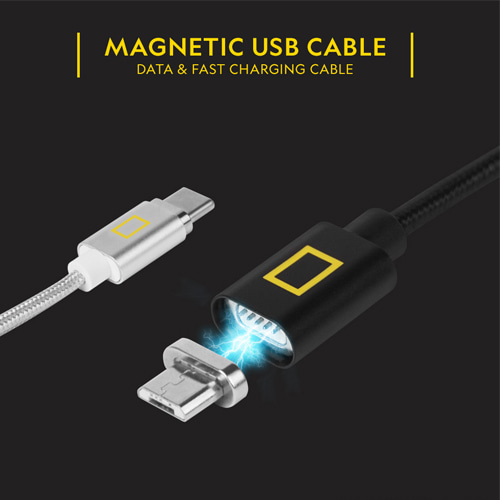 내셔널지오그래픽 마그네틱 USB 케이블