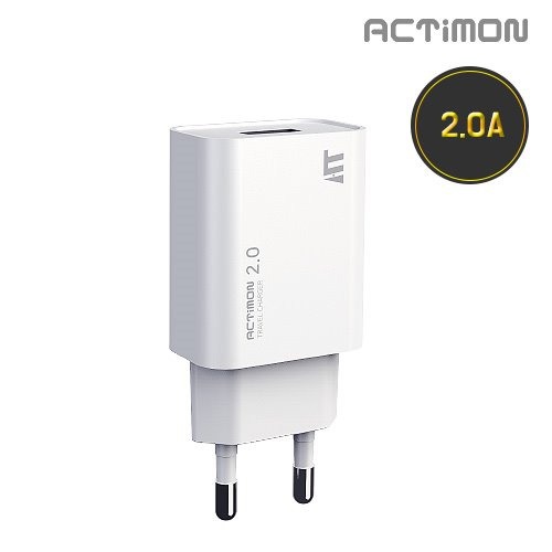 엑티몬 2.0A USB 1포트 가정용 충전기(케이블미포함)(MON-TC-211)