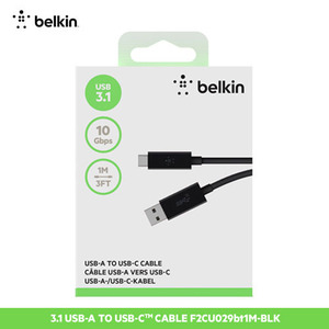벨킨 USB 3.1 0.9M 데이터 케이블(C타입)(F2CU029bt1M)