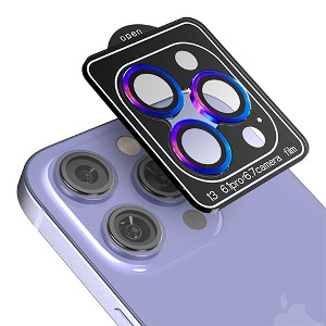 모란카노 메탈링 카메라 렌즈 강화유리(아이폰14PRO&amp;14PROMAX)_오로라